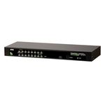 ATEN 16 Port USB/PS2 KVM combo console  2048x1536  2 level cascade BroadcastMultiplatform