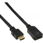 InLine Versione HDMI - HDMI-High Speed - ST - BU - nero - contatti dorati - 2m