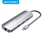 Vention TOLHB replicatore di porte e docking station per laptop Cablato USB 3.2 Gen 1 (3.1 Gen 1) Type