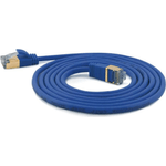 Wantec Cavo patch SSTP extra sottile Cat.7 grezzo - 5 m - Cavo grezzo Cat.7 - S/FTP (S-STP) - RJ-45 - RJ-45 - Blu (7135)