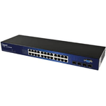 ALLNET  24 Port Gigabit Kupfer Managed Switch  4x SFP Slots 8K MAC Speicher 10K Jumbo