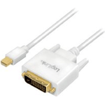 2direct  Logilink - Videokabel - Mini DisplayPort (M) eingerastet bis DVI-D (M) - DisplayPort 1.2 - 1.8 m