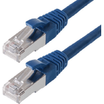 Cavo patch Helos S/FTP Cat 6 blu 20 m