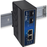 ALLNET  4 Port Gigabit  PoE Budget 126W  4x PoE  1x LAN / 1x SFP  1x SFP  DIN  Power Booster  Industrial