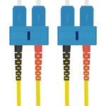 Cavo patch in fibra ottica Helos SC/SC duplex 9/125m OS2 giallo 05m