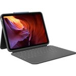 Logitech Rugged Folio QWERTY Danese, Finlandese, Norvegese, Svedese Smart Connector Grafite