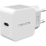 Nevox Caricabatterie Nevox USB PD Type C 30 watt bianco