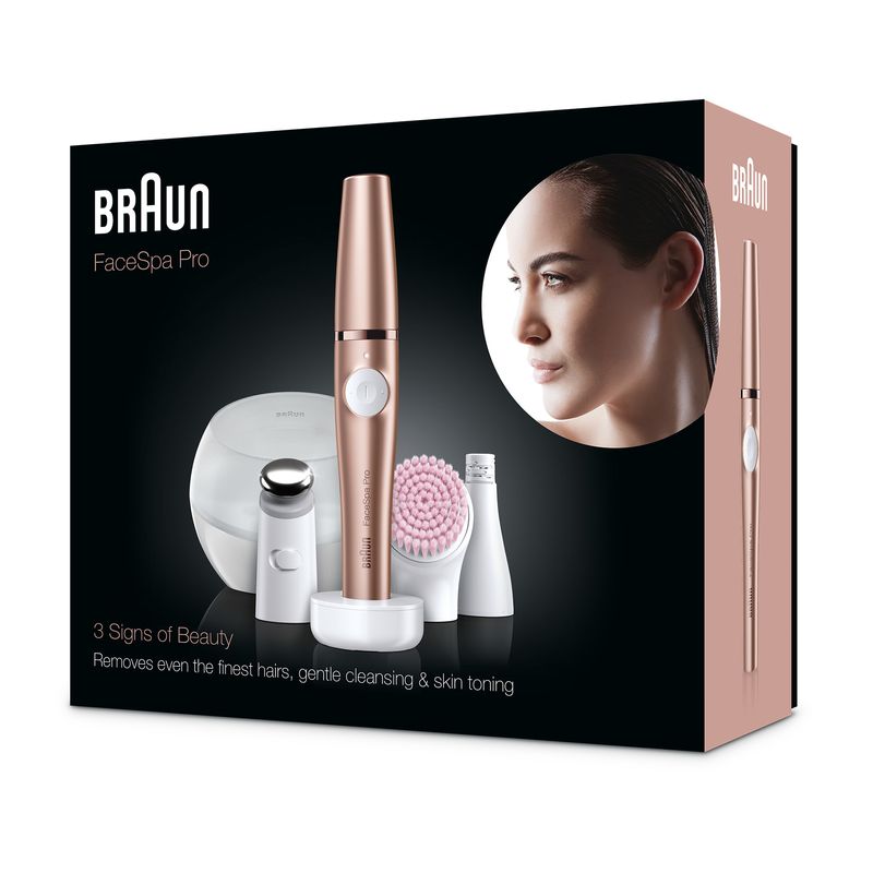 Braun-FaceSpa-Pro-921-10-pinzette-Bronzo-Bianco