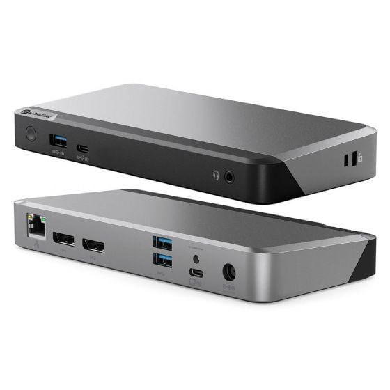 ALOGIC-DUPRMX2-100-replicatore-di-porte-e-docking-station-per-laptop-Cablato-USB-3.2-Gen-1--3.1-Gen-1--Type-C-Grigio-Ner