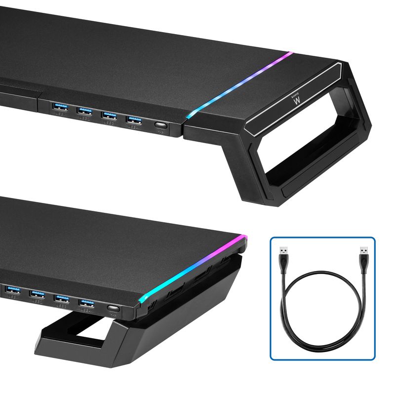 EWENT-RIALZO-MONITOR-RGB-PIEGHEVOLE-4X-USB-3.0-EW1268