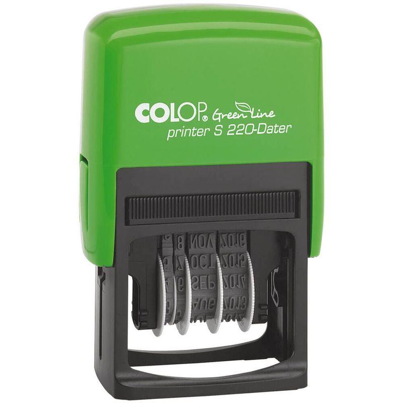 Colop-Printer-S-220-Green-Line-Autoinchiostrante-Timbro-data-Plastica