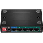 Trendnet-TPE-TG51G-switch-di-rete-Gigabit-Ethernet-10-100-1000-Supporto-Power-over-Ethernet-PoE-Nero--5-PORT-GIGABIT-POE