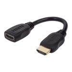 Manhattan 354523 adattatore per inversione del genere dei cavi HDMI 19-pin Nero