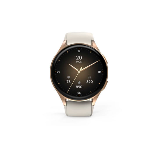 Hama-Smartwatch-8900-33-cm-1.3-AMOLED-42-mm-Digitale-466-x-466-Pixel-Touch-screen-Oro-GPS-satellitare--Hama-8900-Fitness