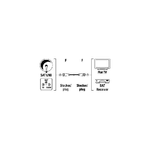 Hama-00011898-cavo-coassiale-3-m-F-M-Bianco