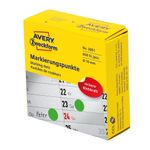 Avery Zweckform Avery 3851 etichetta autoadesiva Rotondo Permanente Verde 800 pz