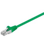 Goobay 50179 cavo di rete Verde 0,5 m Cat5e F/UTP (FTP)