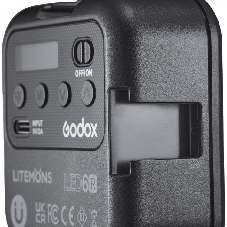 Godox-LED6R-flash-per-fotocamera-Flash-per-videocamera-Nero