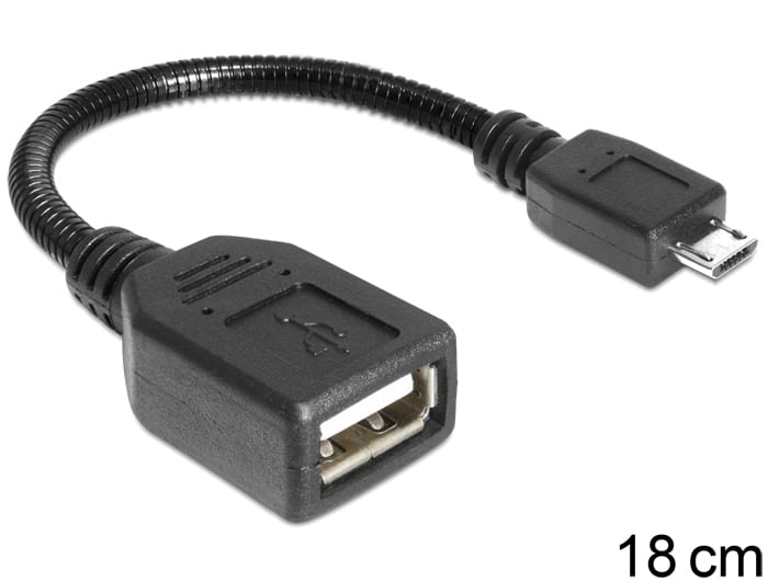 Anschlsse-USB-2.0-A-Buchse--USB-micro-B-Stecker--USB-2.0-Spezifikation--Flexibles-Metallkabel--USB-A-Buchse-vollgeschirm