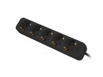 Multipresa-5-Prese-Schuko-Lanberg-3-m-Nero