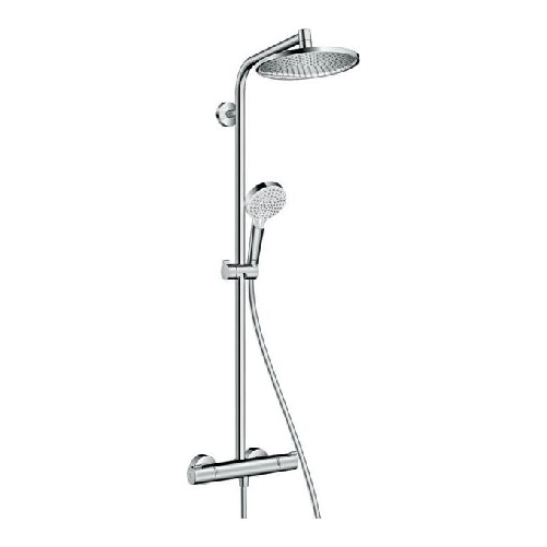 Hansgrohe-Crometta-S-sistema-di-doccia-2-testina-e-Parete-Cromo