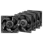 ARCTIC S8038-10K Processore Ventilatore 8 cm Nero 4 pz