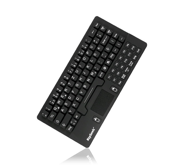 KeySonic-KSK-5031IN-tastiera-USB-QWERTZ-Tedesco-Nero