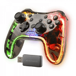 MARS GAMING MANETTE DE JEU SANS FIL MARS GAMING MGP-24 RGB (TRANSPARENT)