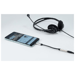 Conceptronic-Equip-133474-cavo-per-cellulare-Nero-Argento-015-m-USB-C-35-mm