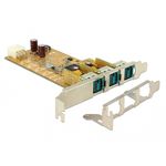 DeLock - Adattatore USB - PCIe 1.1 - Alimentato USB 2.0 (12 V) x 3