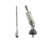 Albrecht Gamma II F antenna per automobile Supporto rigido Nero, Acciaio inox