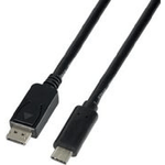 2direct  LogiLink USB-C - Cavo di collegamento DisplayPort 30 m spina USB-C 3.1 nera - Spina DisplayPort 1