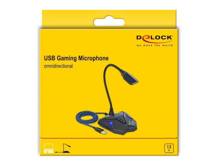 Delock-Microfono-da-gioco-USB-da-tavolo-con-collo-d-oca-e-pulsante-mute