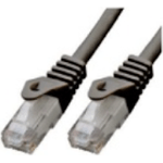 M-Cab 3943 cavo di rete Nero 1 m Cat6 U/UTP UTP (CAT6 RJ45 UTP LSZH 1M BK