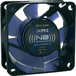 Noiseblocker BlackSilentFan XR2 Case per computer Ventilatore 6 cm Nero (Noiseblocker BlackSilent Fan XR2 Fan