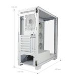 Case-MidiTower-ATX-806W-bianco-USB3.2-Audio-senza-alimentatore-CrosswindX