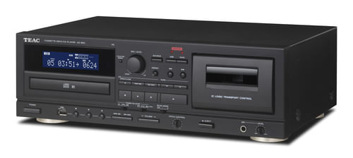 TEAC-AD-850-SE-Lettore-CD-e-cassette-con-USB-nero