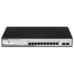 D-Link DGS-1210-10 switch di rete Gestito L2 Gigabit Ethernet (10/100/1000) 1U Nero, Grigio