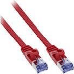 InLine Cavo patch piatto - U-FTP - Cat.6A - rosso - 05 m