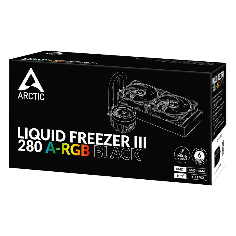 ARCTIC-Liquid-Freezer-III-280-A-RGB-Processore-Raffreddatore-di-liquidi-tutto-in-uno-14-cm-Nero-1-pz--Arctic-Liquid-Free