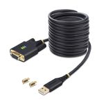 StarTech.com-1P10FFCN-USB-SERIAL-cavo-seriale-Nero-3-m-USB-tipo-A-DB-9--10ft-3m-USB-to-Null-Modem-Serial-Cable-