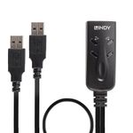 Lindy-32165-switch-per-keyboard-video-mouse-kvm-Nero--Km-Keyboard---Mouse-Switch---Usb-For-2-Pcs---Warranty-24M-