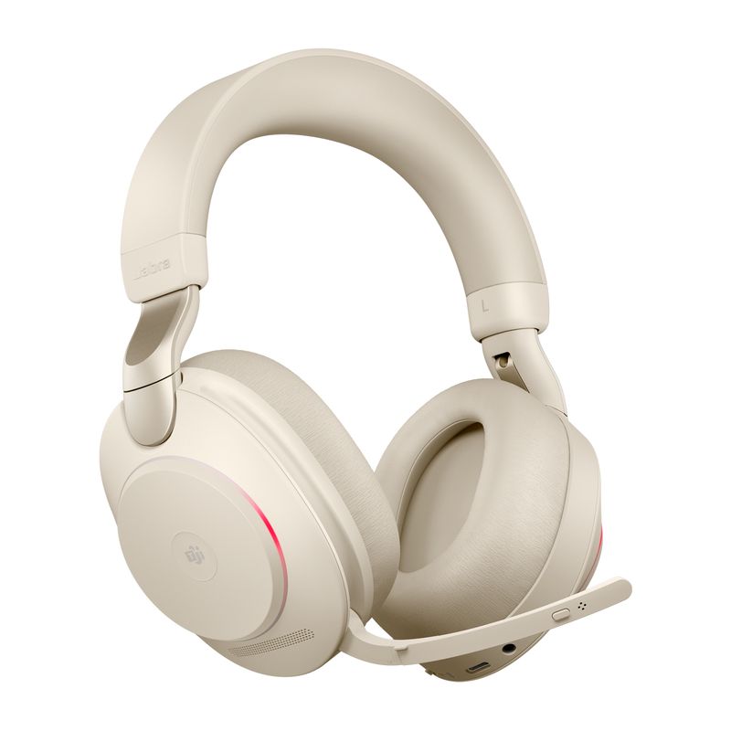 Jabra-Evolve2-85-MS-Stereo-Auricolare-Con-cavo-e-senza-cavo-A-Padiglione-Ufficio-USB-tipo-A-Bluetooth-Beige
