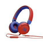 JBL-JR310-Auricolare-Cablato-A-Padiglione-MUSICA-Rosso