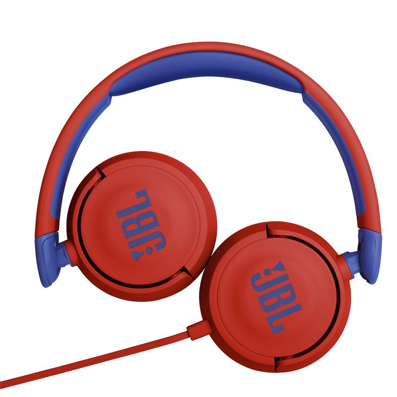 JBL-JR310-Auricolare-Cablato-A-Padiglione-MUSICA-Rosso