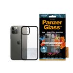 PanzerGlass 0252 custodia per cellulare 155 cm 6.1 Cover Nero (CLEARCASE WITH BLACKFRAME FOR - APPLE IPHONE 12/12 PRO)