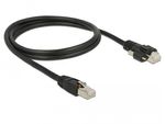 Delock---Cavo-patch---Da-RJ-45--M--a-RJ-45--M--avvitabile---1-m---Cavo-SSTP---CAT-6---nero