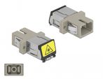 DeLOCK---Netzwerkkoppler---SC-multi-mode--W--bis-SC-multi-mode--W----Glasfaser---Simplex---OM1-OM2---beige--86889-