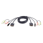 Aten Typ KVM-Kabel  Monitor DVI  Tastatur/Maus USB  Audio Lautsprecher Mikrofon  Kompatibilitt CS1768 CL6700