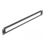 Delock - Pannello rack - con apertura - Nero - 1U - 483 cm (19") (66674)